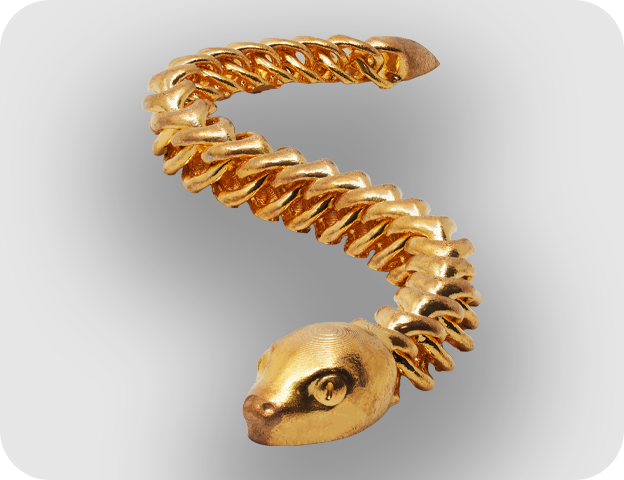 Gold plated fabric8labs ecam snake